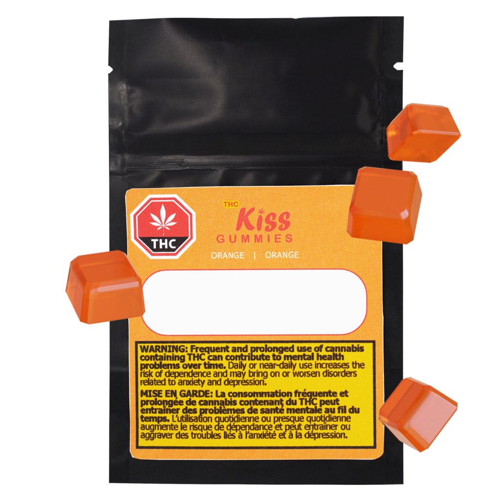 new kiss ORANGE gummy frony new
